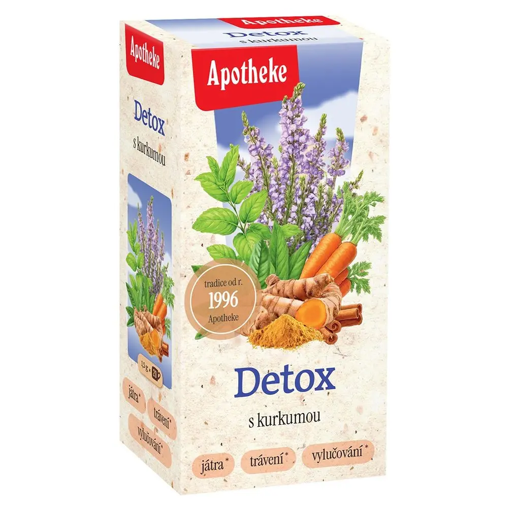 Apotheke Detox s kurkumou čaj 20x1.5g