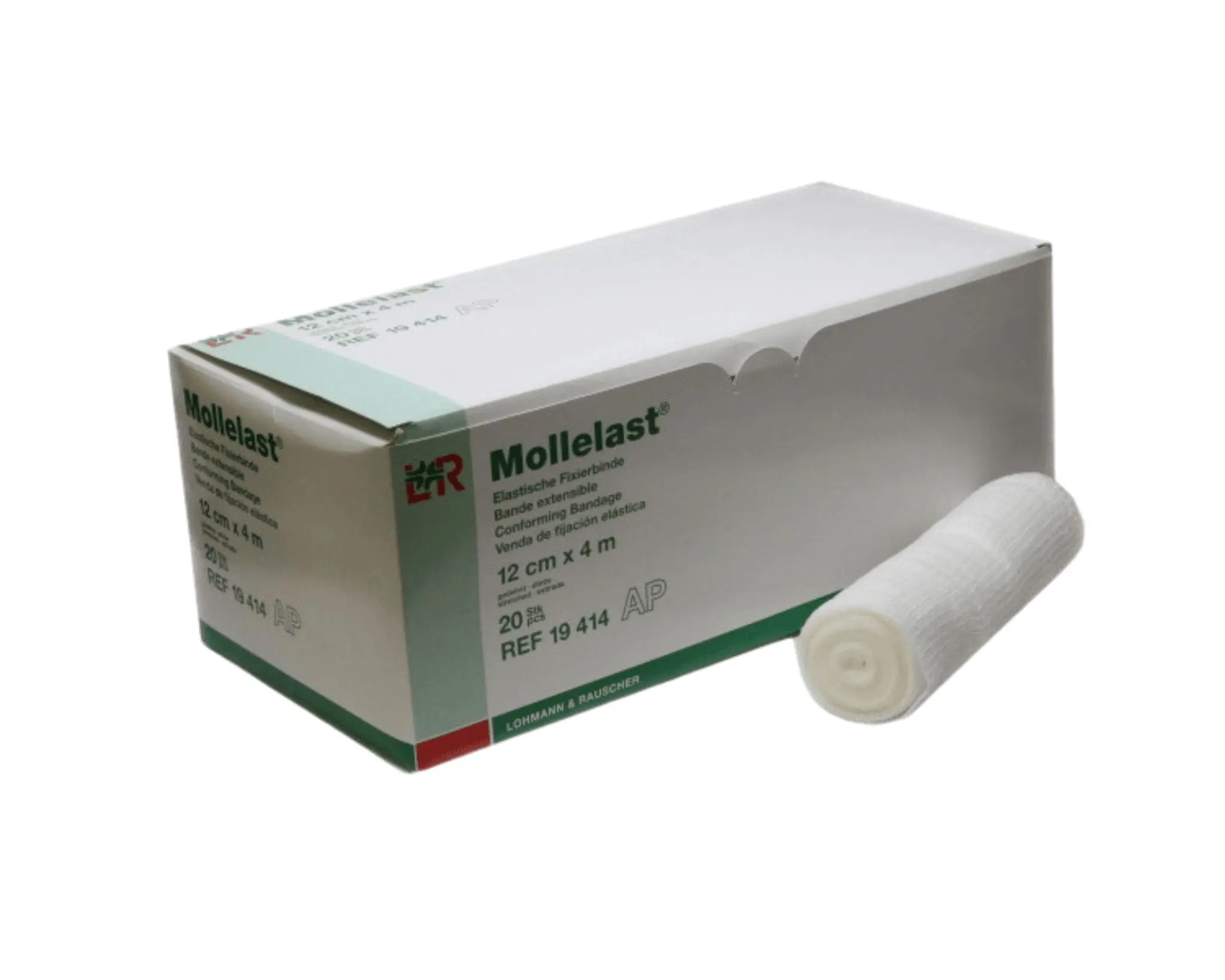 Obin.elast.fix.Mollelast 12cmx4m 20ks