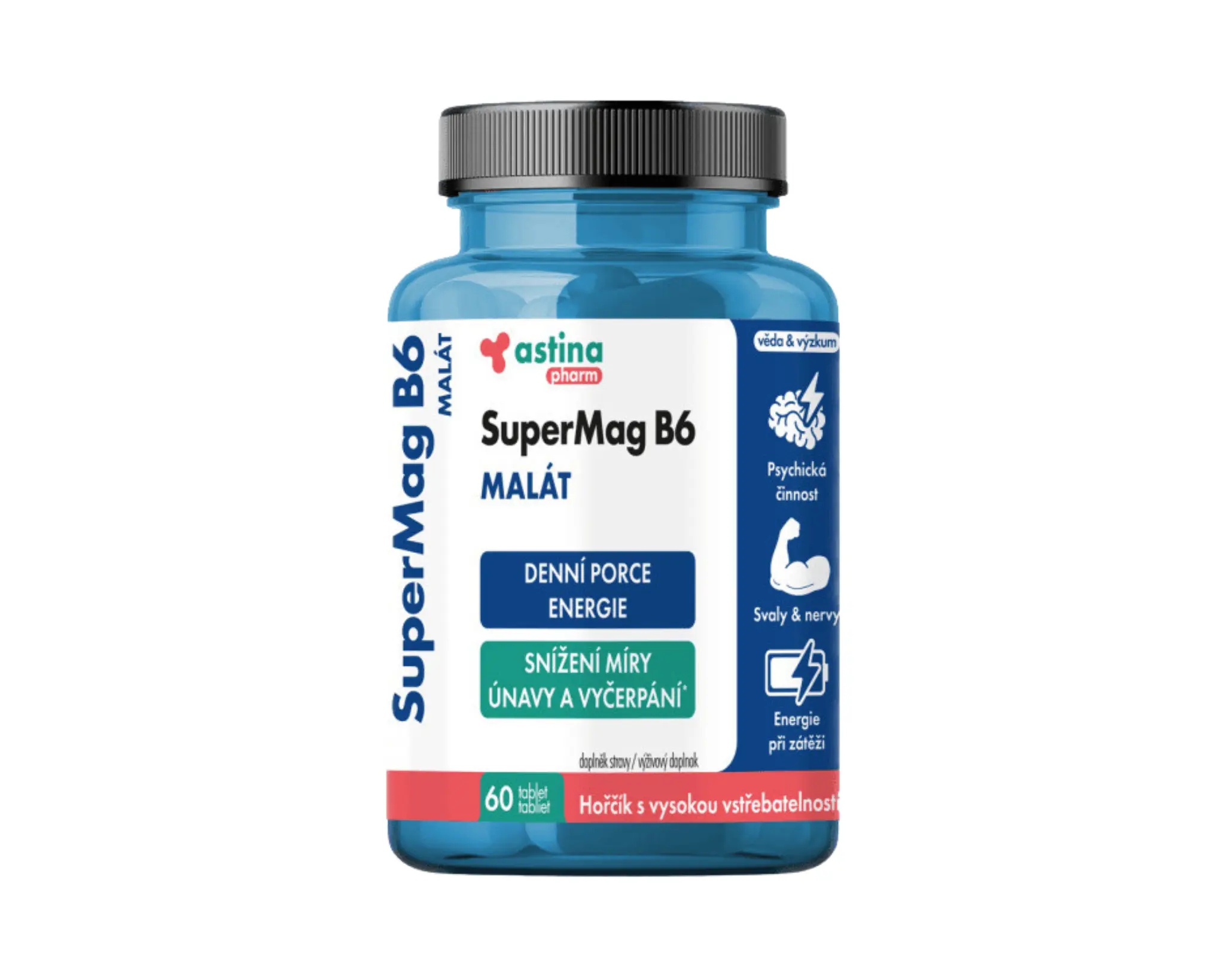 Astina SuperMag B6 malát 60 tablet