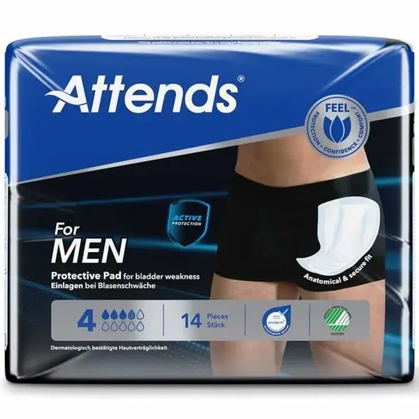 Attends For Men Vložky absorpční 4 14 ks