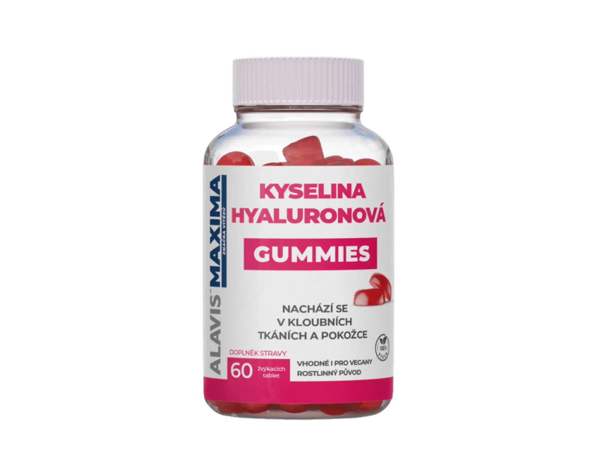 ALAVIS MAXIMA Kyselina Hyaluronová Gummies tbl.60