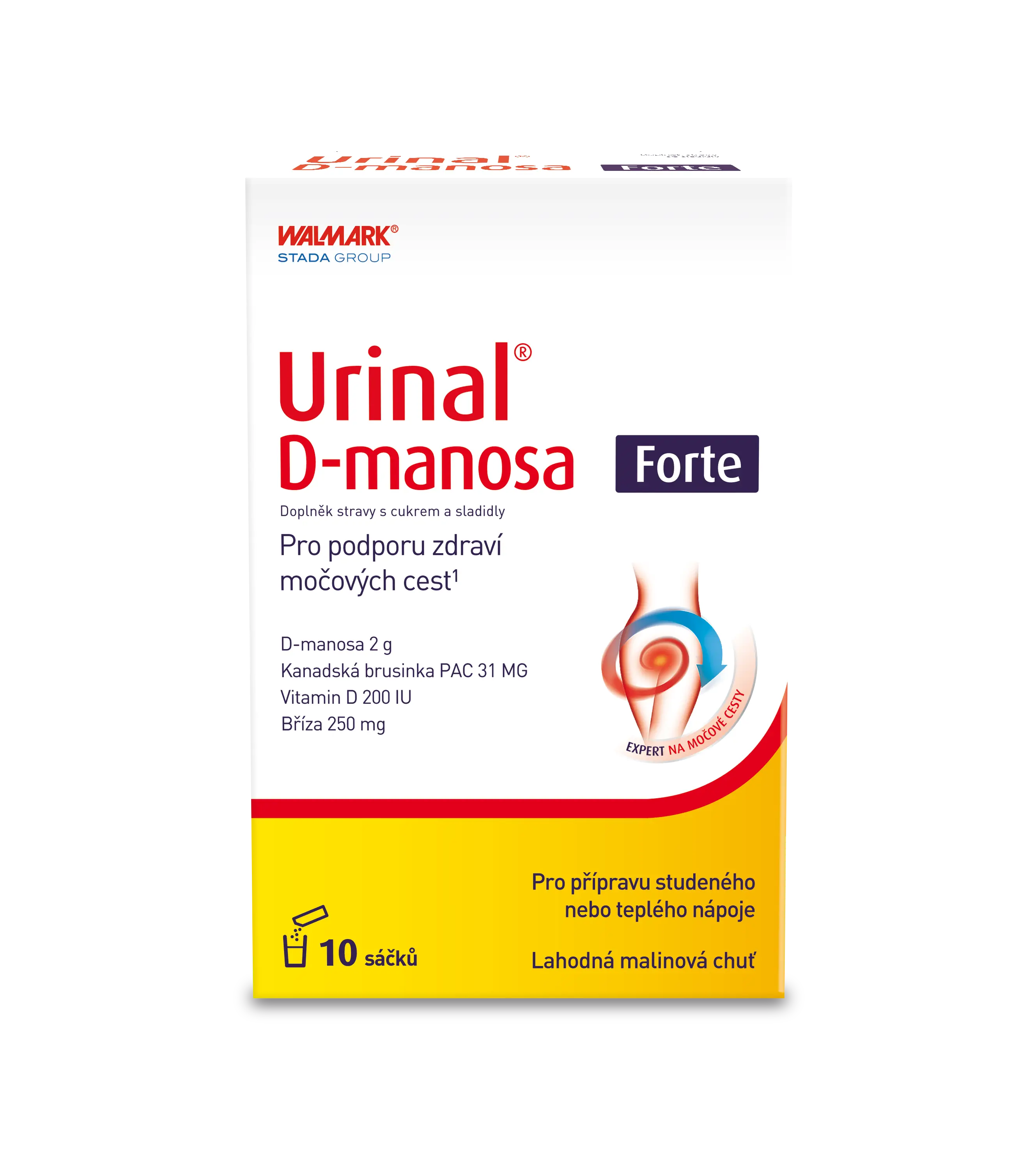 Urinal D-manosa Forte 10 sáčků