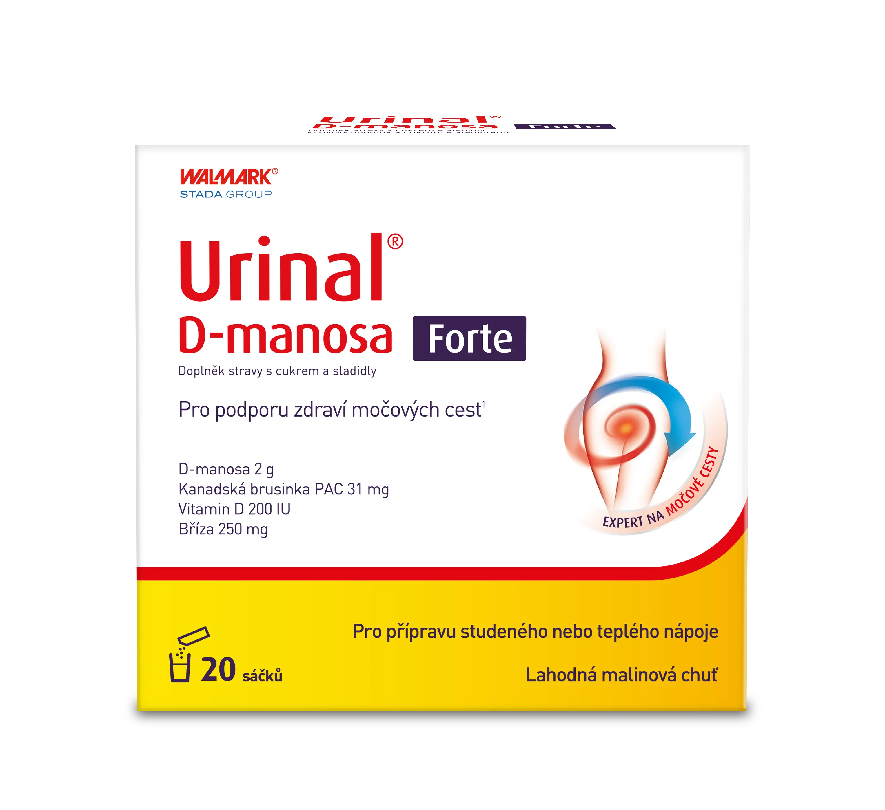 Urinal D-manosa Forte 20 sáčků