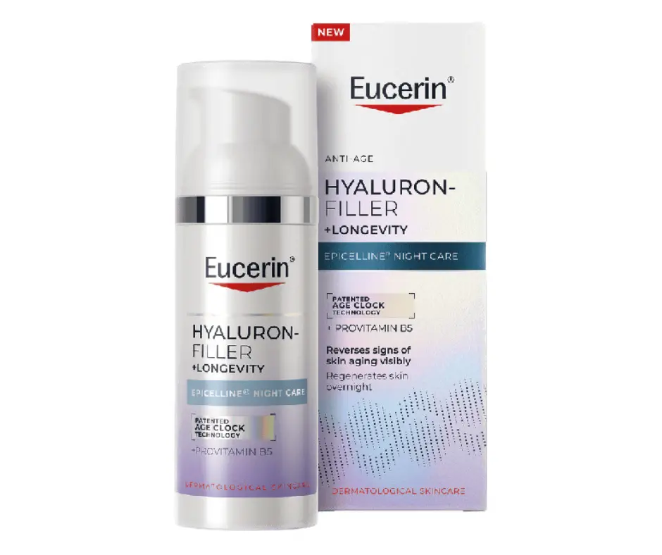 Eucerin Hyaluron-Filler + Longevity Epigenetic noční krém 50 ml koupíte na Alphega.cz
