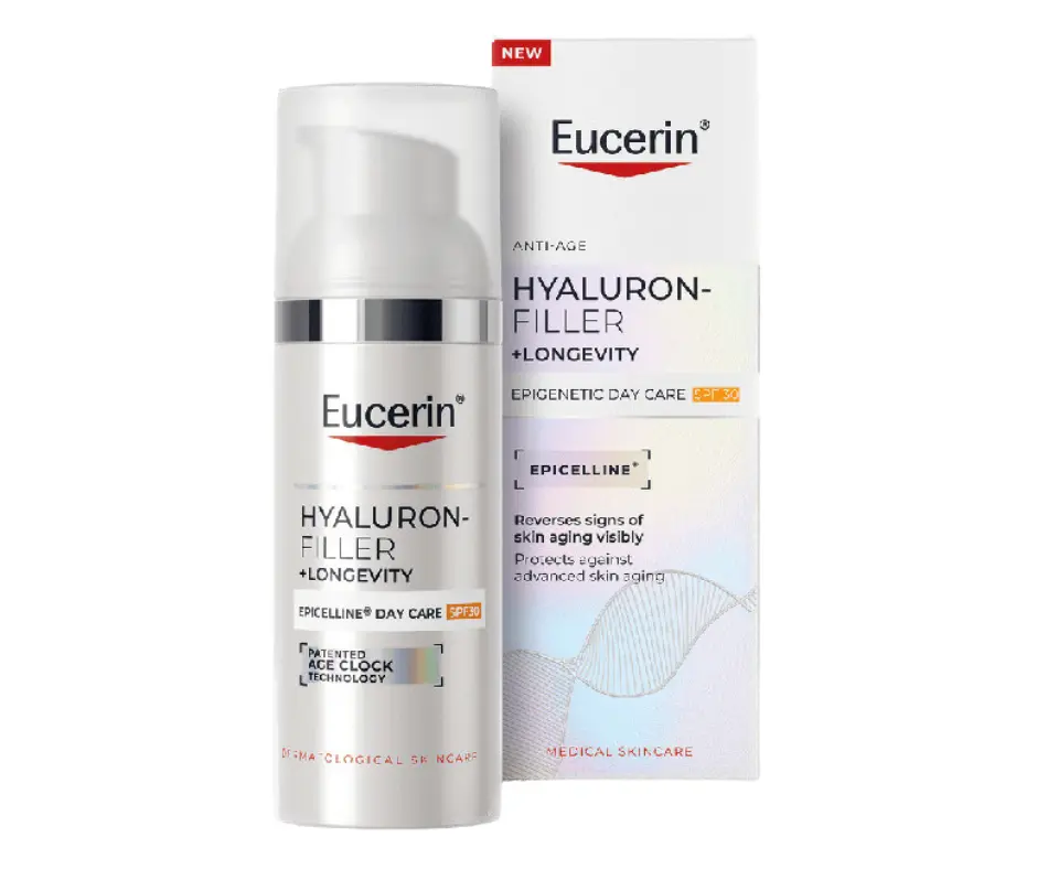 Eucerin Hyaluron-Filler + Longevity Epigenetic SPF30 denní krém 50 ml koupíte na Alphega.cz