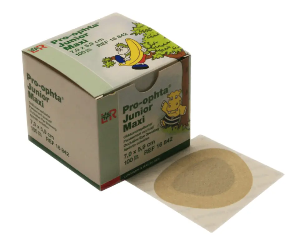 Okluzor nápl.Pro-ophta Junior Maxi 7.0x5.9cm 100ks koupíte na Alphega.cz