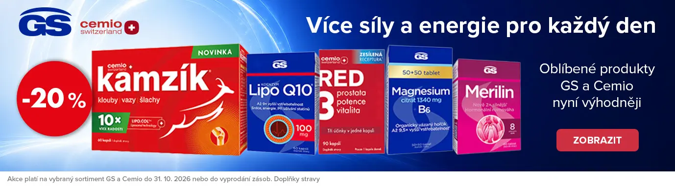 GS a Cemio sleva 20%