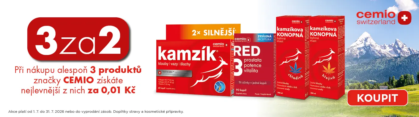 Cemio - akce 3 za 2
